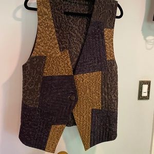 Custom Kiss of the Wolf Quilted Silk Vest